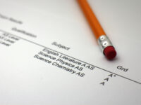 Very good exam results. Pencil in shot.